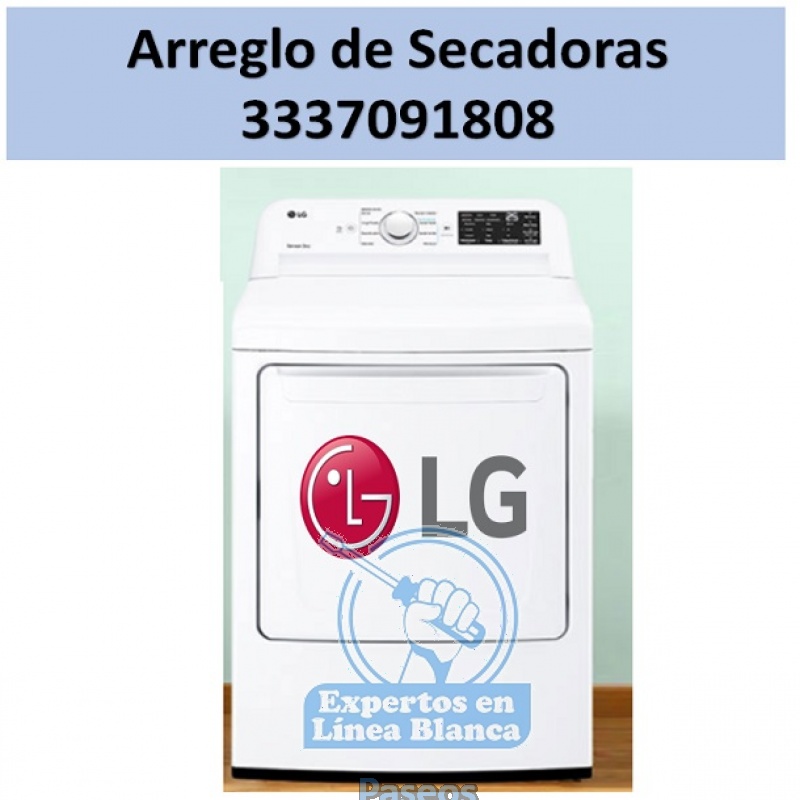 Reparaciones de Secadoras de Ropa LG